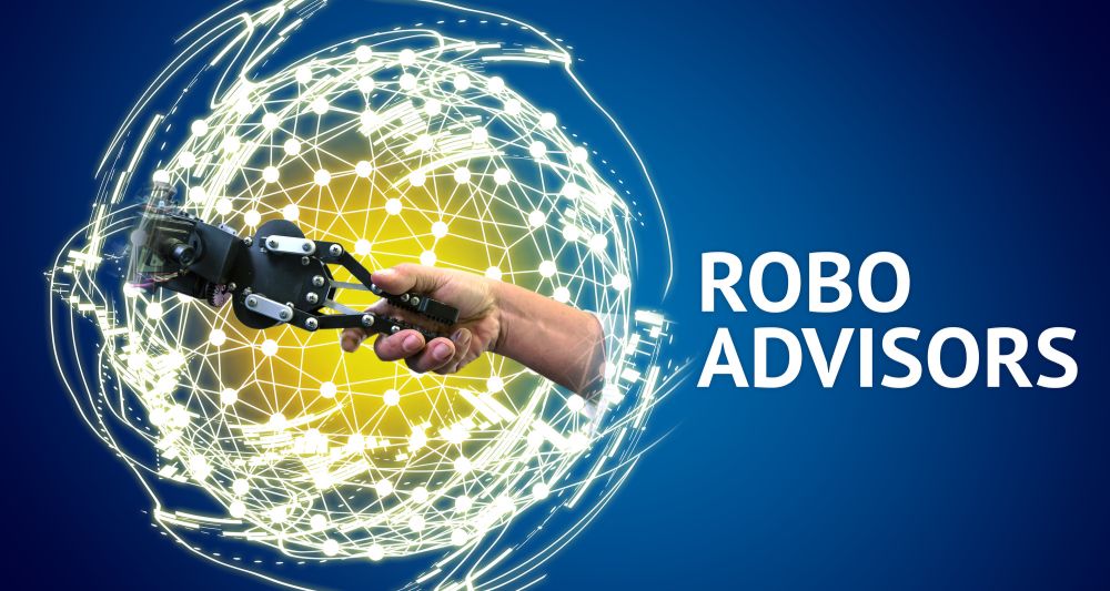 Imagen de una mano robótica estrechando una mano humana, en una entrada del blog de Chapa Cambio que explica que son los robo advisors, robo (robot) y advisor (asesor), es decir, asesor robotizado o automatizado